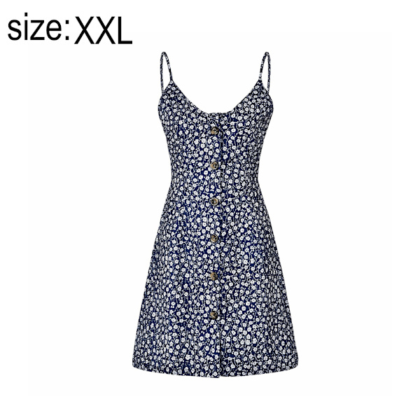 Kvinnors Sommarklänningar Casual Polka Dot Flowy Midi Klänningar