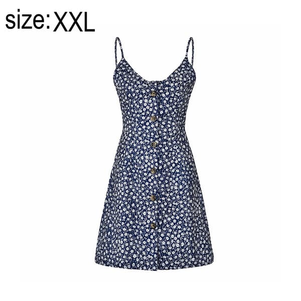 Sommerkjole til kvinder - Casual, Polka Dot, Løstsiddende Midi