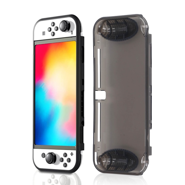 Fuld Beskyttelsesetui Anti-Rids Blødt TPU Cover Støvtæt Kollisionsbestandigt til Switch OLED