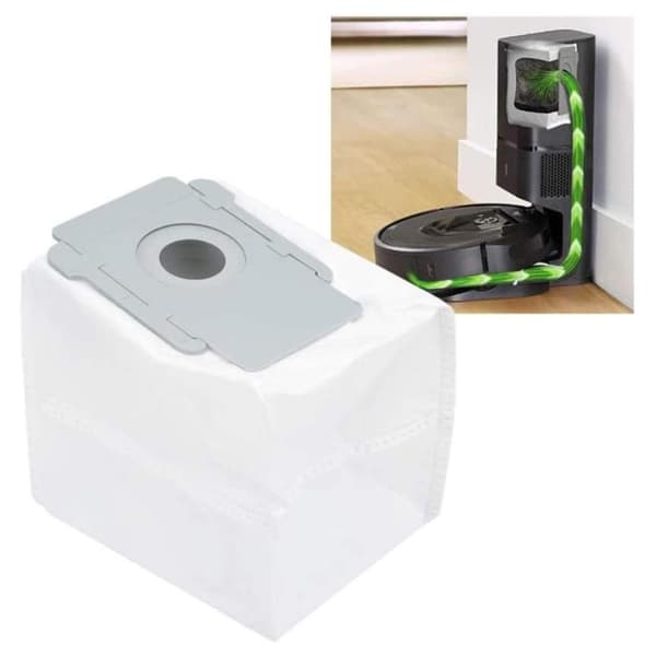 Sweeper Tillbehör Reservdelar Automatisk Smutsavfallspåsar för iRobot Roomba S9 i7 i7+ / i7 Plus E5 E6 E7 Robotdammsugare Rengöring