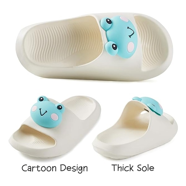 Slides Tofflor Unisex Barn Pojkar & Flickor Slide Sandaler för Barn Flip Flops Compfy Duschtofflor Trädgårdsskor