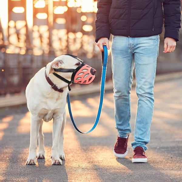 Hundekurv, Åndbare kurvemundkurve til små, mellemstore og store hunde, Anti-bid, gøen og tygge hundemundkurv