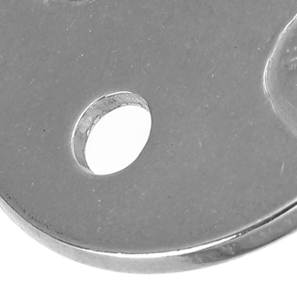 Pad Øyeplate U Krok Rund Rustfritt Stål Kraftig Rustsikker for Dør Båt Hengekøye Hjem 6MM