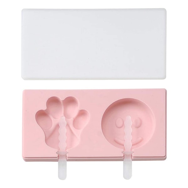 Isform, Isformar Popsicle Form Set, med lock, lätt att ta bort, silikon, DIY, med 12 st plastpinnar