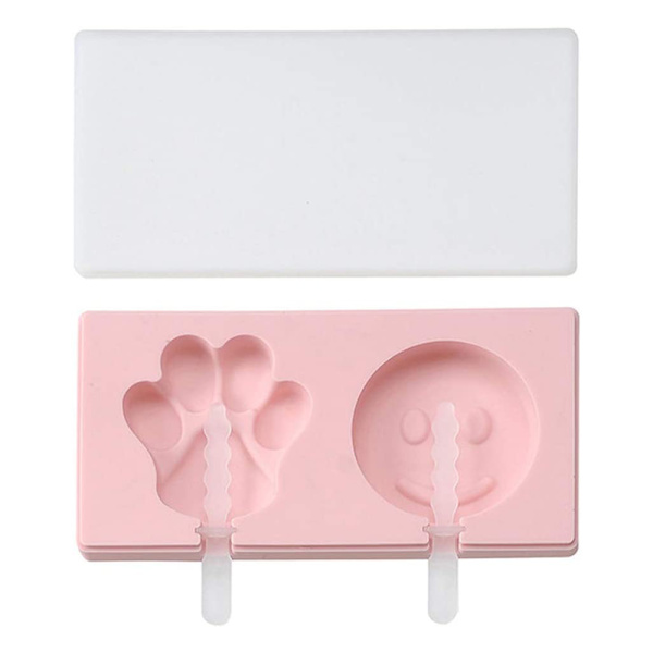 Isform, Isforme Popsicle Form Sæt, med låg, let at fjerne, silikone, DIY, med 12 stk. plastikpinde
