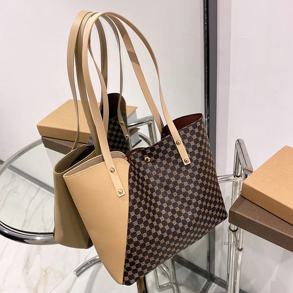 Modetote til kvinder, håndtasker, shoppingtaske, trend, passer til alt
