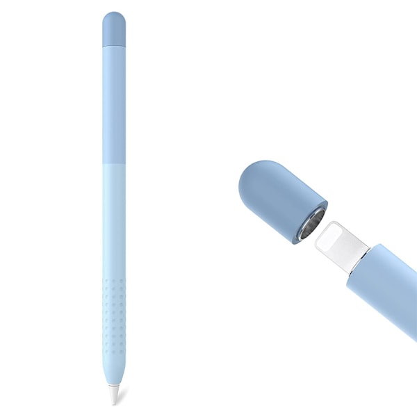 Hållbar silikon, skyddskondensatorpenna lämplig för Apple Capacitor Pen 1:a generationen silikon skyddande lock skyddande skal anti-drop