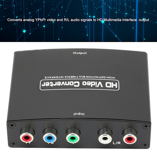 HD Multimedia Interface till 1080P YPbPr Komponent Video Konverter Adapter för DVD-skärm