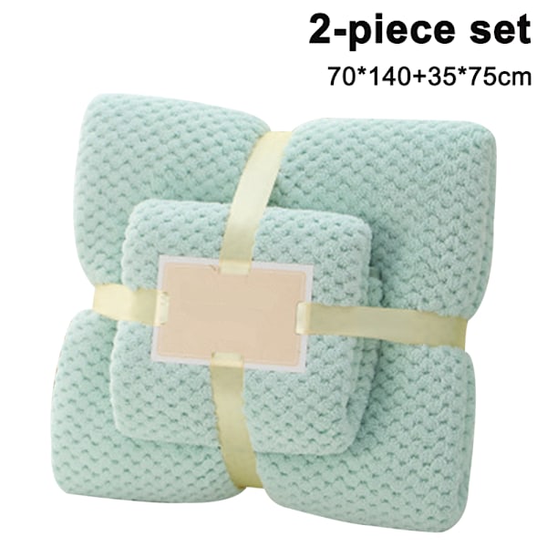 Tykt og blødt koralfleece, fnugfrit håndklæde, badehåndklædesæt, superabsorberende, mikrofiber, tørt håndklæde, gave til hjemmet, hotel, badeværelse og ansigtsvask