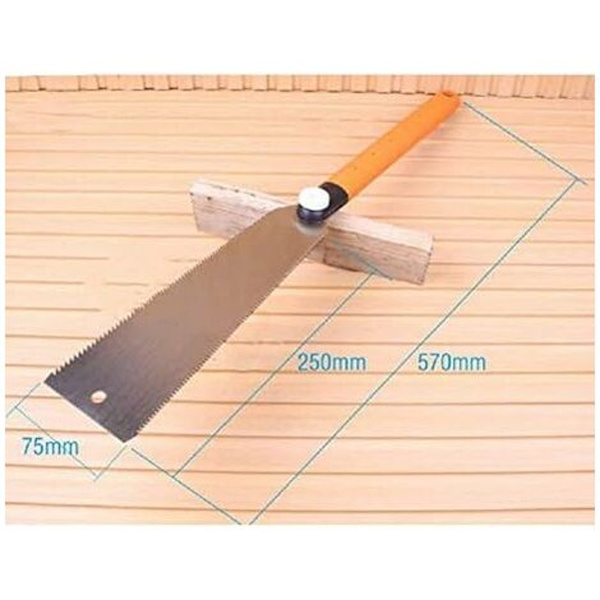 Japansk sav ULTRA PRÆCIS Klinge 25cm [INKLUSIV Arbejdshandsker + Beskyttelse] Ideel til Råt Træ, Krydslamineret, PVC. Foldesav Type Fleksibel og