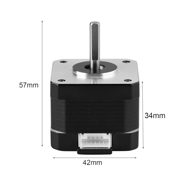1 stk. 4-leder 12V 1.3A 0.30Nm Stepper Step Motor 42 til 3D-printer