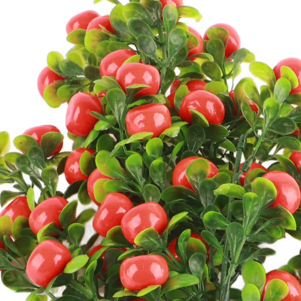 Appelsintræ med potte, simulationsfrugttræer, falske planter, kunstige planter, kunstige planter
