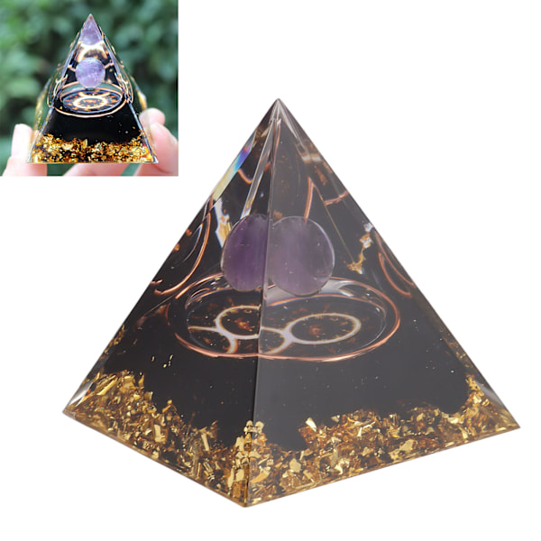 5 cm Pyramide Healing Krystal Pyramide Meditation Organisk Sten Pyramide Chakra Zodiac Energi Generator Taurus