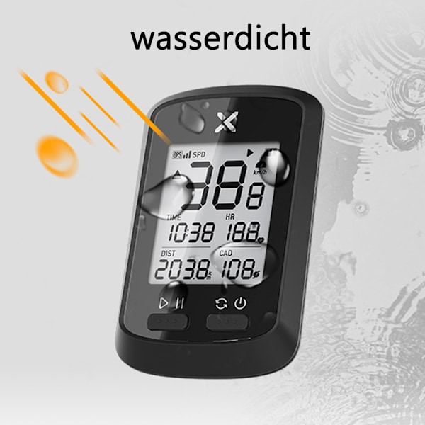 GPS Cykelcomputer Trådløs Speedometer Odometer Cykel Tracker Vandtæt Racercykel MTB Cykel Bluetooth
