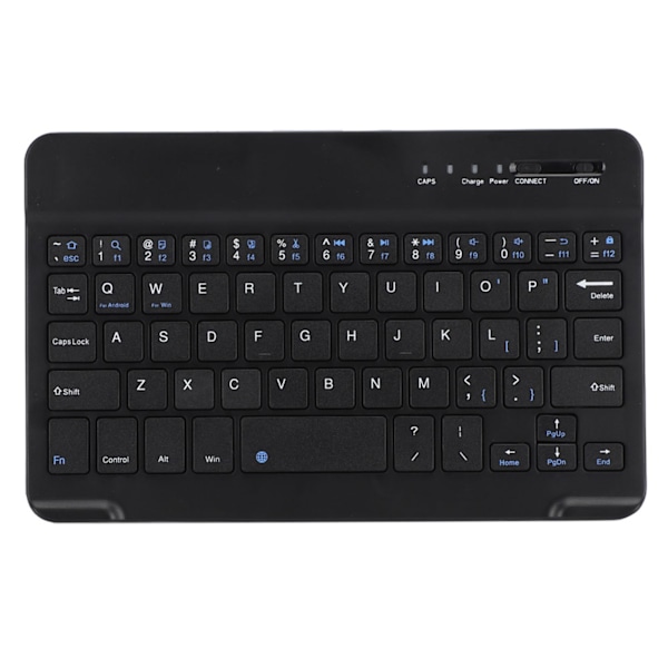 Smal och lätt trådlöst Bluetooth-tangentbord för Android IOS WIN Svart