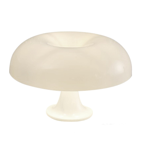 AGILITY svampebordlampe Polycarbonat bordlampe Hvid, 4 gratis LED-lyskilder