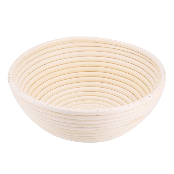 22*8 cm Håndlavet Ubleget Naturlig Rør Proofing Kurv Dej Brødbagning