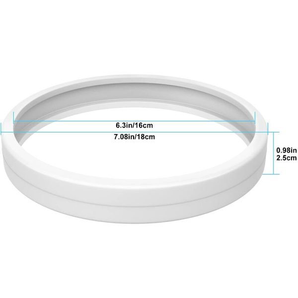 Polaris 280 Pool Reservedæk, 3 stk. Tilpasningsdygtig blød gummi til Polaris Robot 180, 280, 360, 380, C10, C-10