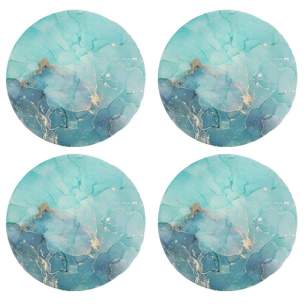 Absorberende keramiske sten coasters, Guldsmed, Sten coasters