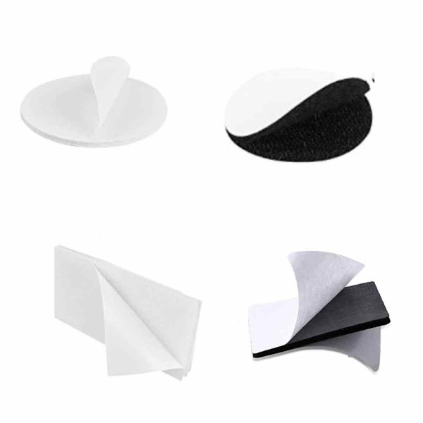 Kardborreband, självhäftande, extra starkt, 20-pack, dubbelsidiga kardborreband, bred självhäftande dyna, kardborreband, kardborreband för sömnad,