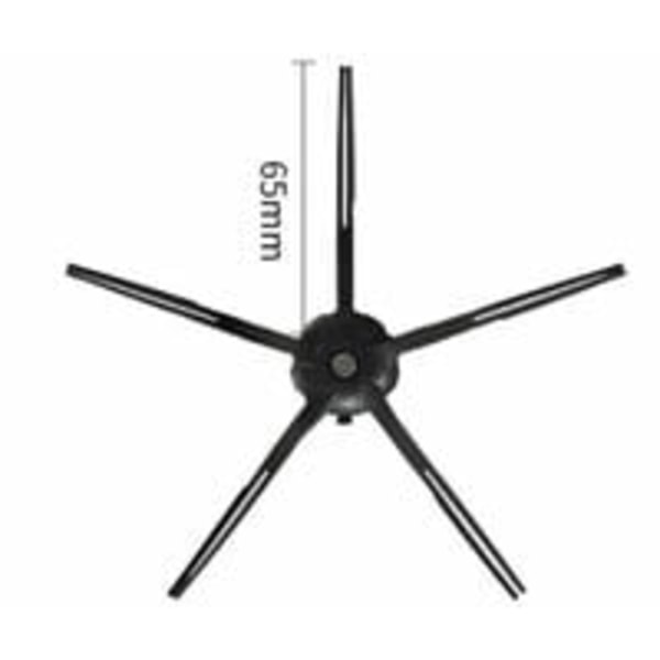 Balayag Sivellin 2kpl Sivellin Vaihto-osa Roborock S6 S5 E35 E2 -lakaisurobotille Musta