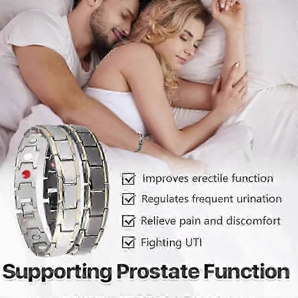 CopperPulse Prostata Välbefinnande Band, Magnetiskt Armband Förbättrar Blodcirkulationen