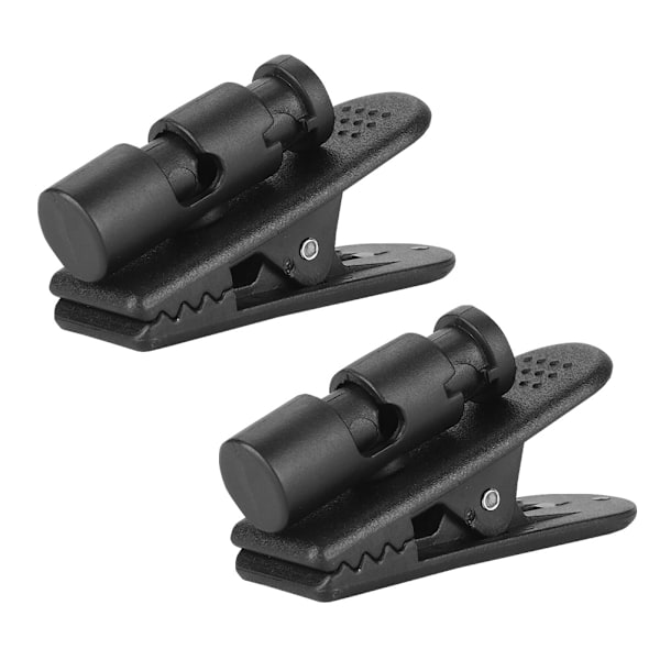 2PCS Svart Hörlurs Hörlurar Hörlurar Hörlurar Stort Klämma Klämma