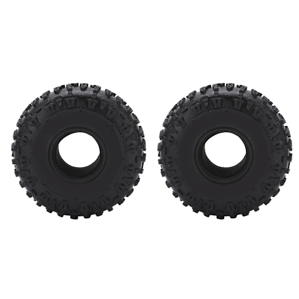 2.2 Tommer RC Gummidæk Slidstærke Holdbare RC Dæk til SCX10 1/10 RC og 2.2 Tommer Fælge