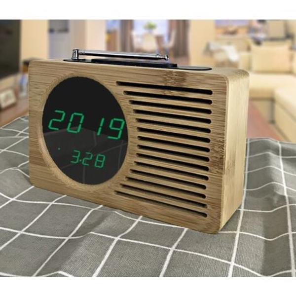 Radio Elektronisk Klokke - Grønn