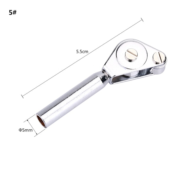 Rustfri Stål Rulle Stang Tip Guide Havbåd Fiskeri Trolling Tackle Tilbehør (5#)