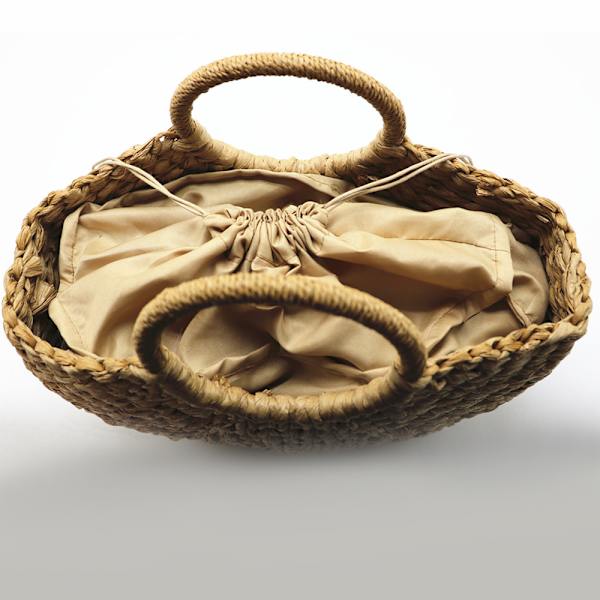 Käsinkudottu Pariisi shopper-kassi