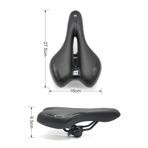 Polkupyörän satula, geelipolkupyörän satula suojuksella ja avaimella, mukava ontto ergonominen polkupyörän istuin miehille ja naisille, maastopyörä MTB maantiepyörä