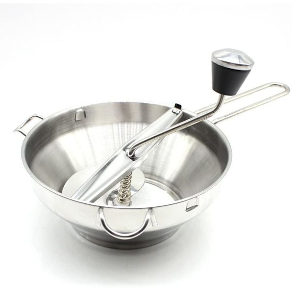 Wenburg sil I sil laget av rustfritt stål, inkludert 3 silinnsatser. Tåler oppvaskmaskin. Silsikt for siling av frukt og grønnsaker (19,5