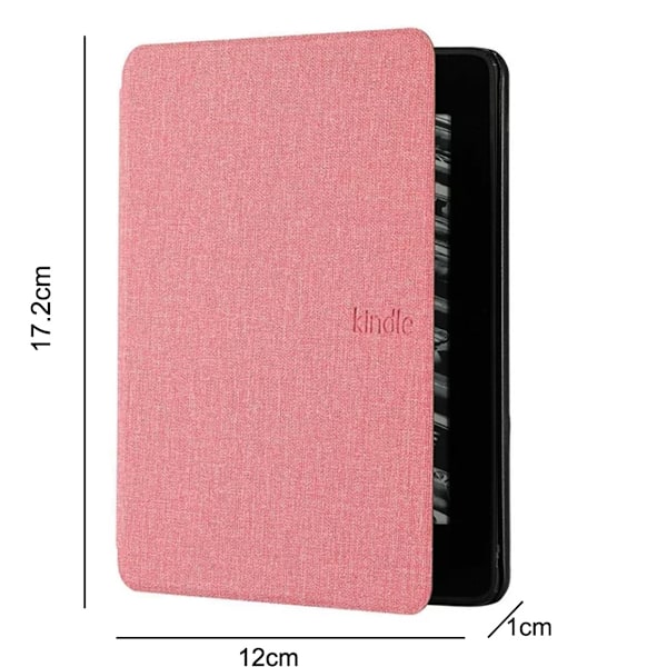 Hållbart konstläderfodral med automatisk viloläge, - Passar Kindle Paperwhite 11:e generationen 6,8\"