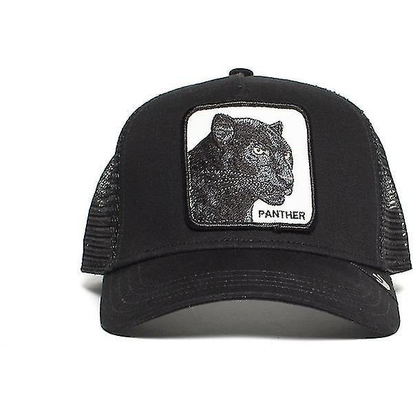 Black Panther Mesh Cap Sommer Baseball Cap Trucker Hat (1 stk. - Sort)