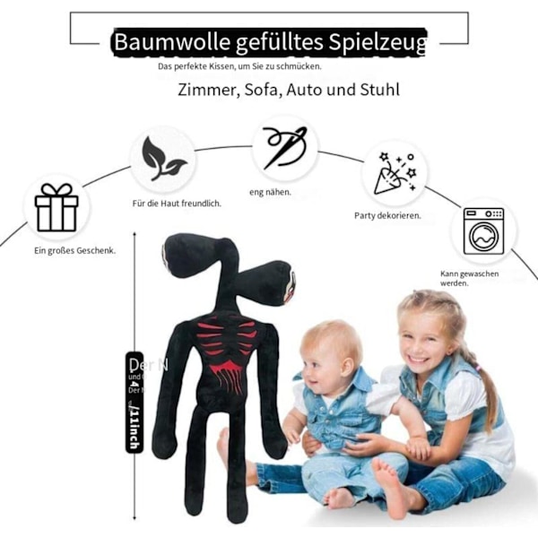 Monsteripehmo, kauhuteemainen kaksoispääkoriste, söpö