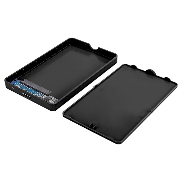 2.5in Mobilt Hårddisk Externa Hölje ABS 5Gbps Överföring HDD Box USB3.0 SATASvart
