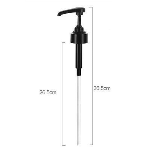 Torani och DaVinci BLACK sirapspumpar, passar 25,4 oz/750 ml flaskor (2-pack)