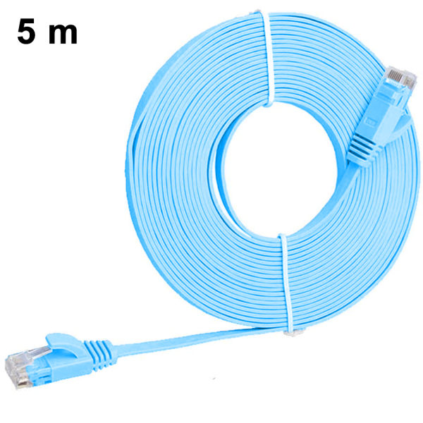 Cat6 Fladt Skærmet RJ45 Ethernet Patch Netværkskabel Belagt Stik STP Ledninger til Højhastigheds Computer Router Ethernet LAN Netværk