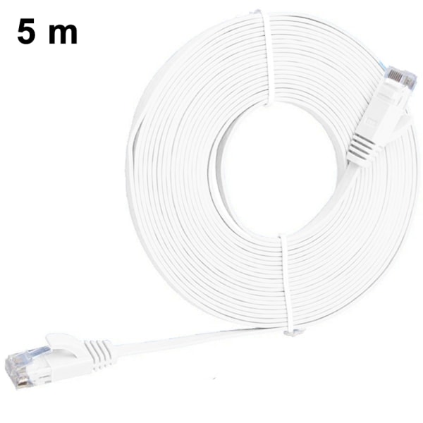 Cat6 Fladt Skærmet RJ45 Ethernet Patch Netværkskabel Belagt Stik STP Ledninger til Højhastigheds Computer Router Ethernet LAN Netværk