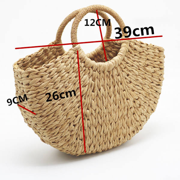 Käsinkudottu Pariisi shopper-kassi