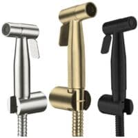 Toiletspray Bidet Spray 150 cm, Sort