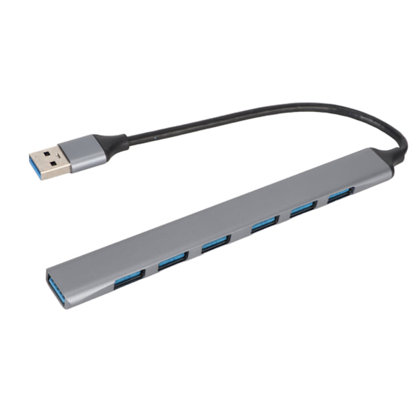 7 i 1 USB-hubb 1 USB 3.0-portar 6 USB 2.0-portar USB-dockningsstation för USB-minne Trådlös mus Tangentbord Bärbar dator PC