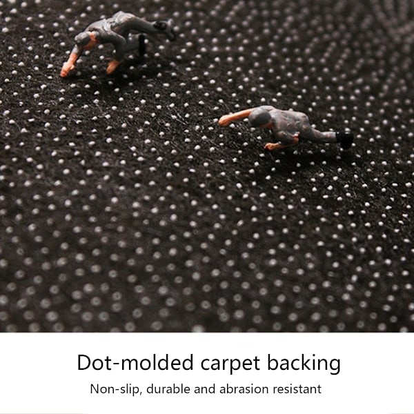 Stue Tæppe Geometriske Trekanter Moderne Gul Blå Kort Luv Skridsikkert Tæppe Velour Tæppe til Børn Lavt Tæppe til Soveværelse Sofabord Stue Tæppe