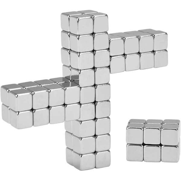 Neodymium Super Magnets Cube 5 x 5 x 5 mm [125 stycken] Mycket starka magneter för magnetiska glasbrädor, magnettavla, whiteboard,