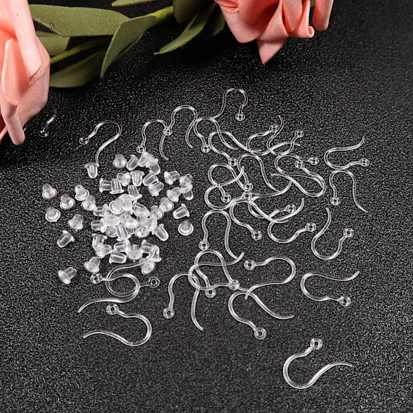 Parti med 100 kroker i transparent resin 14.5