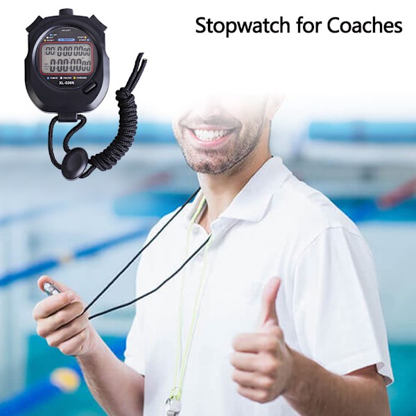 Digital Stoppur Timer - Intervalltimer med stor display