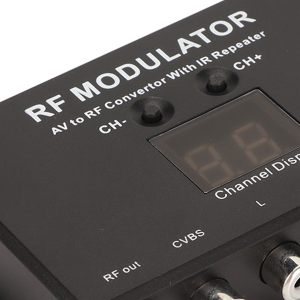 RF Modulator Profesjonell PAL NTSC 21 Kanal AV til RF Konverter for Dekoder DVR DVD