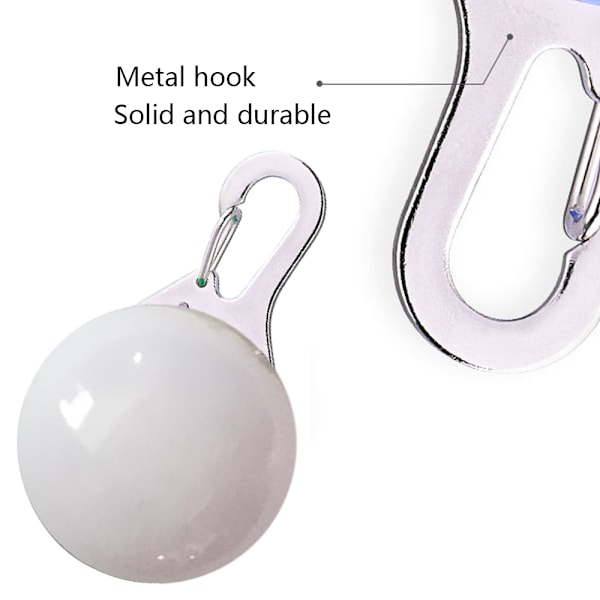 LED Hundesikkerhedslys, Clip-on LED 3 Lystilstande Hundelys til Nattevandring & Camping