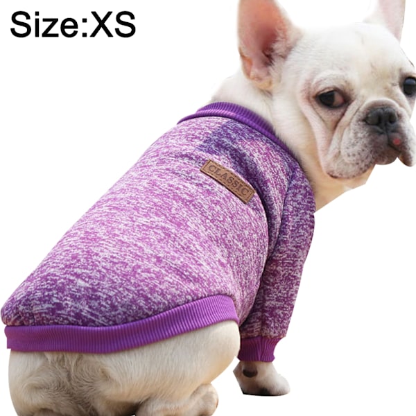 Hunde-sweater til efterår og vinter med to ben - varmt tøj til hunde til efterår og vinter